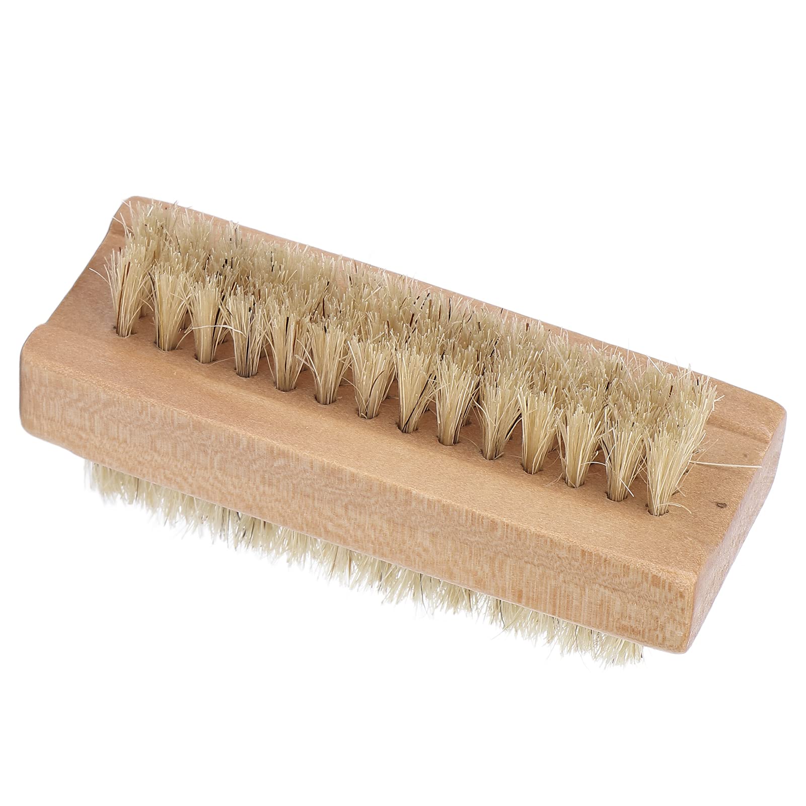 Double-Sided Wooden Nail Cleaner Brush for Manicure & Pedicure - Cuticle Scrubber, Fingernail & Toenail Cleaning Kit - Perfect for Home Spa, Salon Care & Travel Hygiene