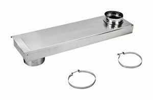 Amana 4396037RP Dryer Telescoping Vent Periscope - Gray - Flexible Dryer Vent Duct for Tight Spaces - Perfect for Laundry Rooms, Closets & Small Spaces