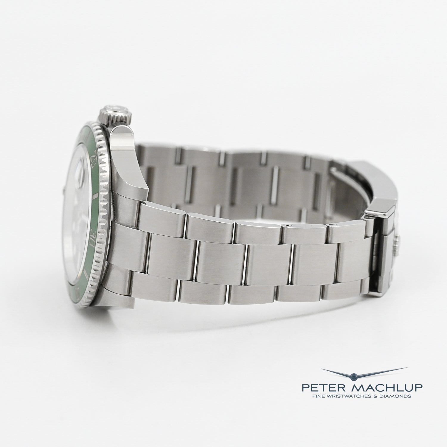 Rolex Submariner Date 41mm Stainless Steel Watch with Green Ceramic Bezel - Luxury Dive Watch for Men, Perfect for Professional Diving, Business Meetings & Special Occasions