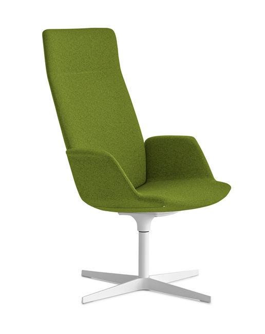 Lapalma Uno S258 Swivel Lounge Chair - Modern Rotating Accent Chair for Living Room, Bedroom & Office - Comfortable 360-Degree Swivel Design for Relaxing & Reading