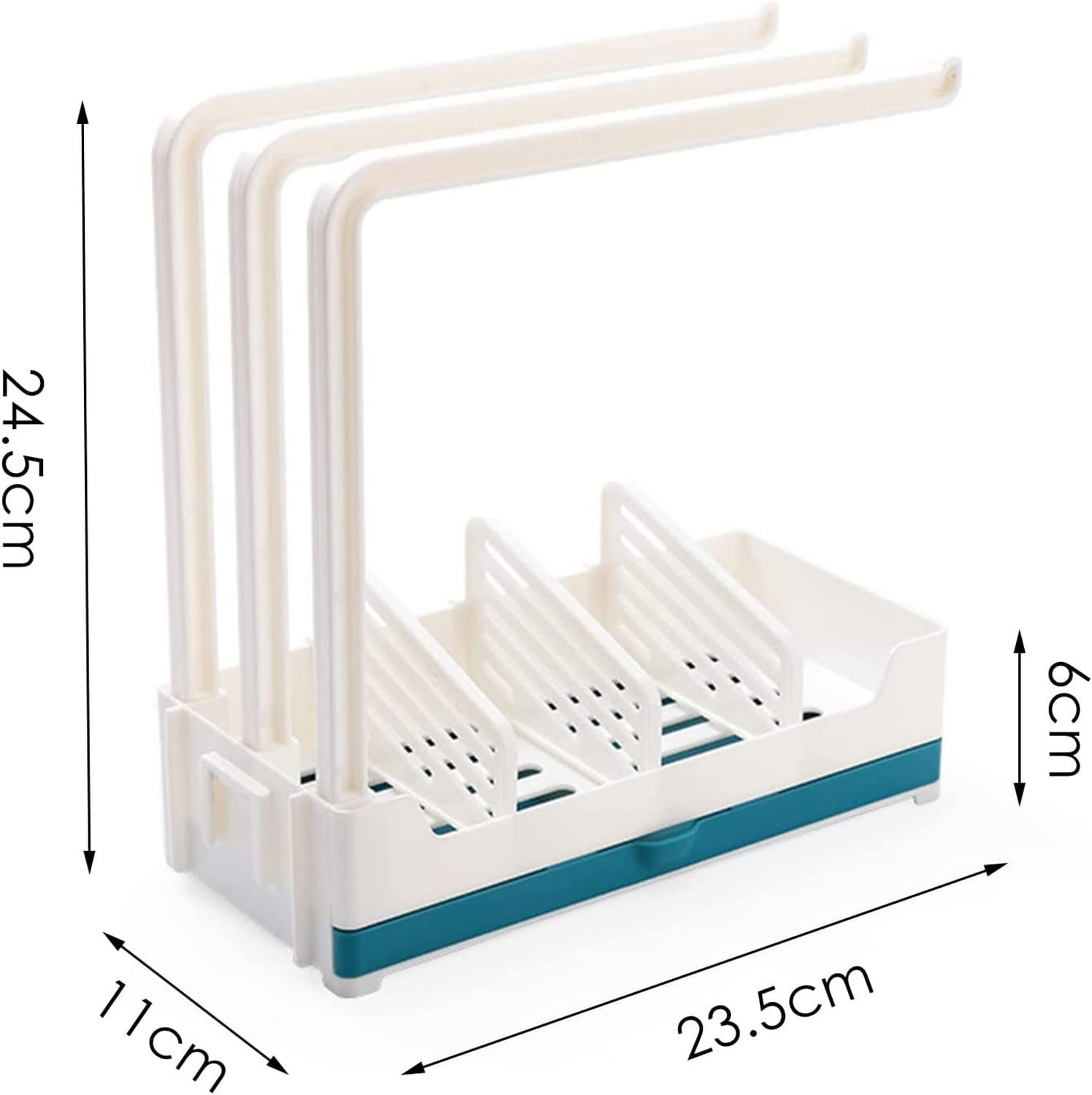 **Stainless Steel Kitchen Sink Caddy & Sponge Holder with Drain Pan - Expandable Sink Organizer for Dishwashing Sponges, Brushes & Cleaning Tools - Perfect for Home Decor & Kitchen Storage**    *(Use Case: Keep your sink area tidy while organizing sponges, brushes, and dish soap for a clutter-free kitchen!)*
