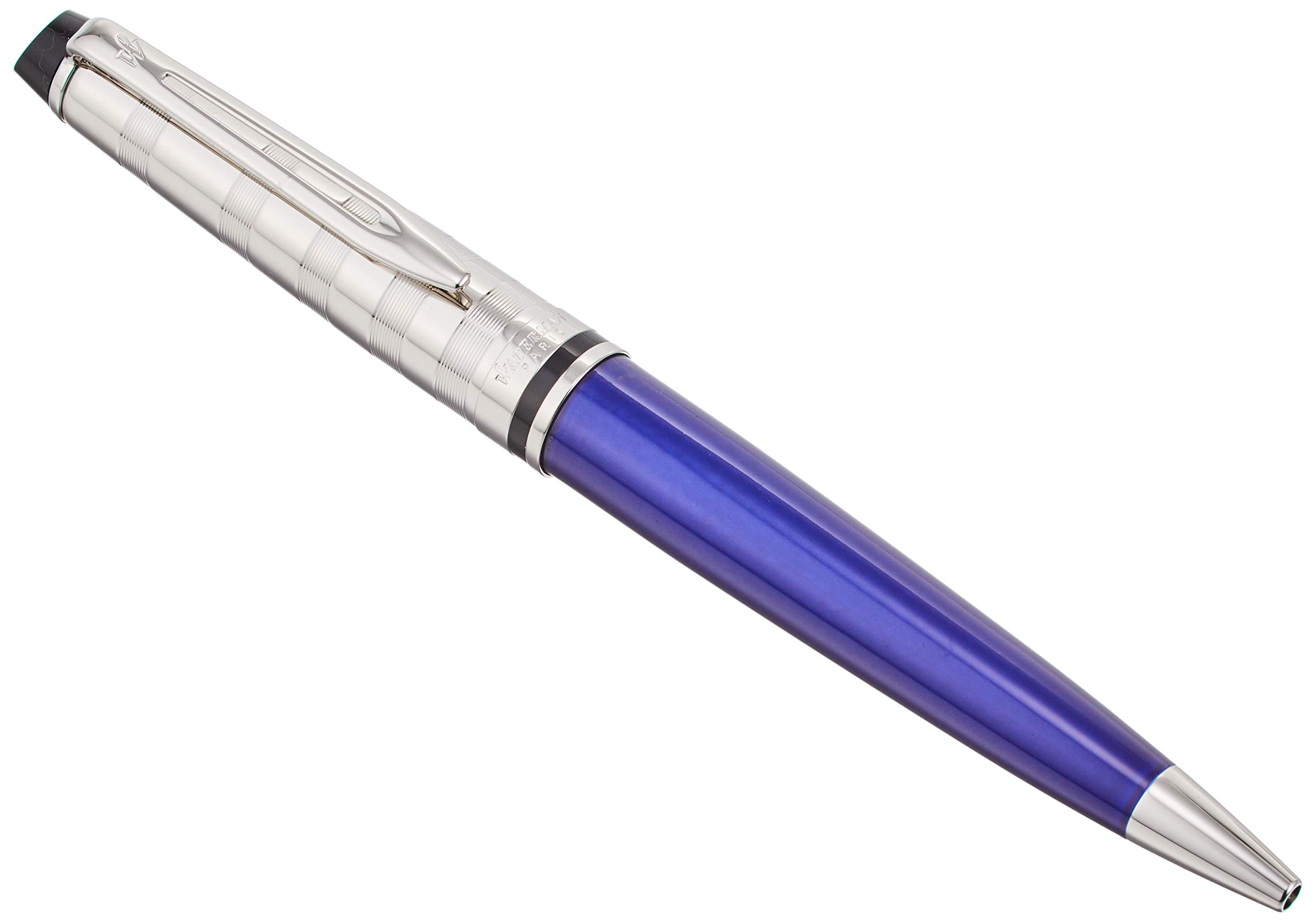 Waterman Expert Deluxe Dark Blue Ballpoint Pen - Oil-Based Ink, Smooth Writing, Professional Office & Business Gift (CT2093767) | Ideal for Signing Documents, Note-Taking & Executive Use