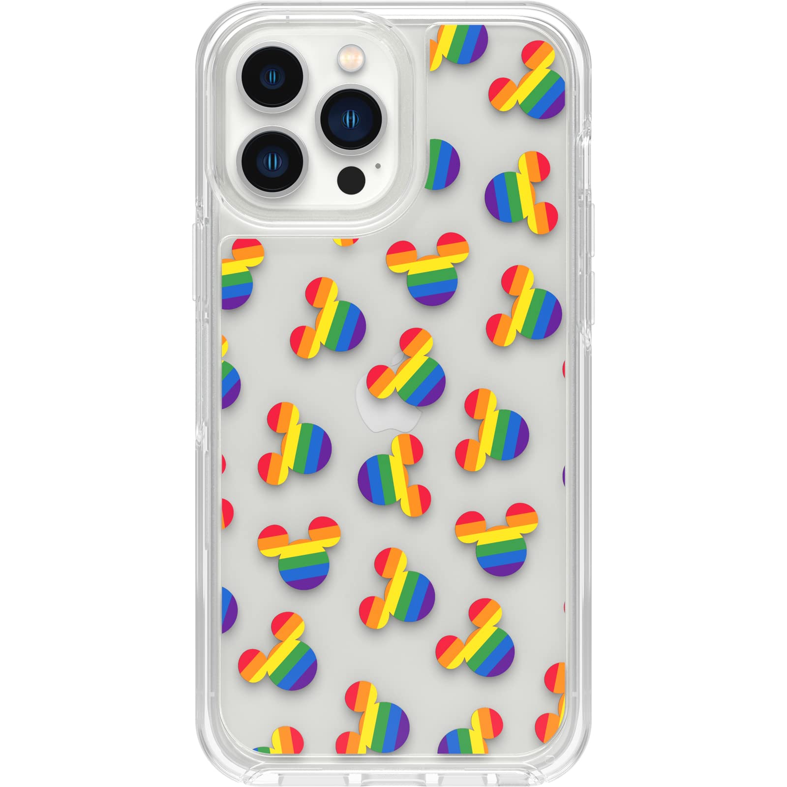 OtterBox Symmetry Series Case for iPhone 12 Pro Max & iPhone 13 Pro Max - Mickey Pride Design | Slim Protective Cover with Wireless Charging | Raised Edges for Camera & Screen Protection | Perfect for Everyday Use, Travel & Outdoor Activities