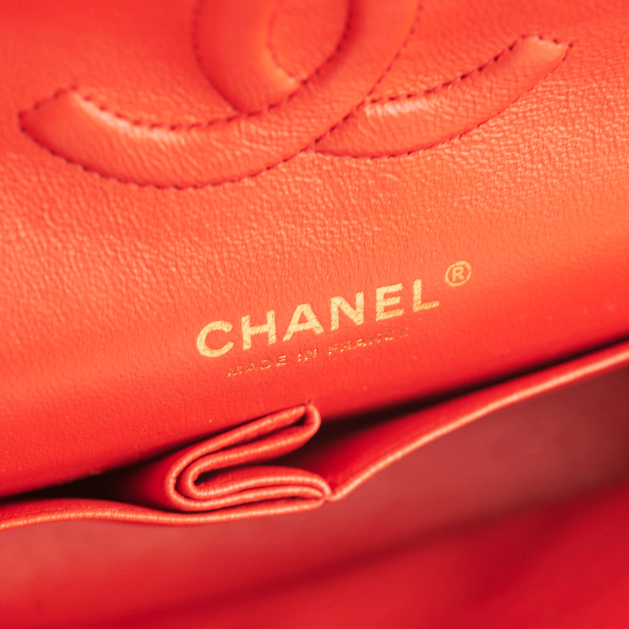 Chanel Medium/Large Classic Double Flap Bag in Red | Luxury Designer Handbag for Women | Perfect for Parties, Weddings & Everyday Elegance