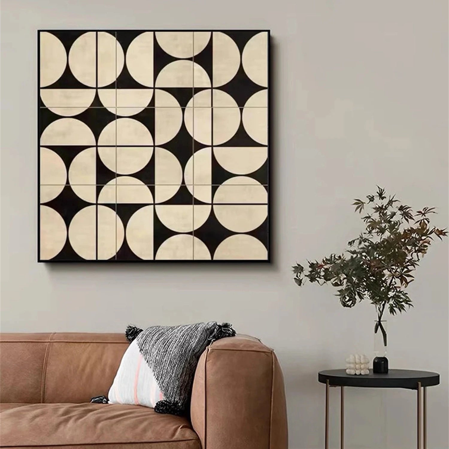Abstract Painting #AB 281 - Modern Wall Art for Living Room, Bedroom & Office Decor | Large Canvas Artwork for Home & Office