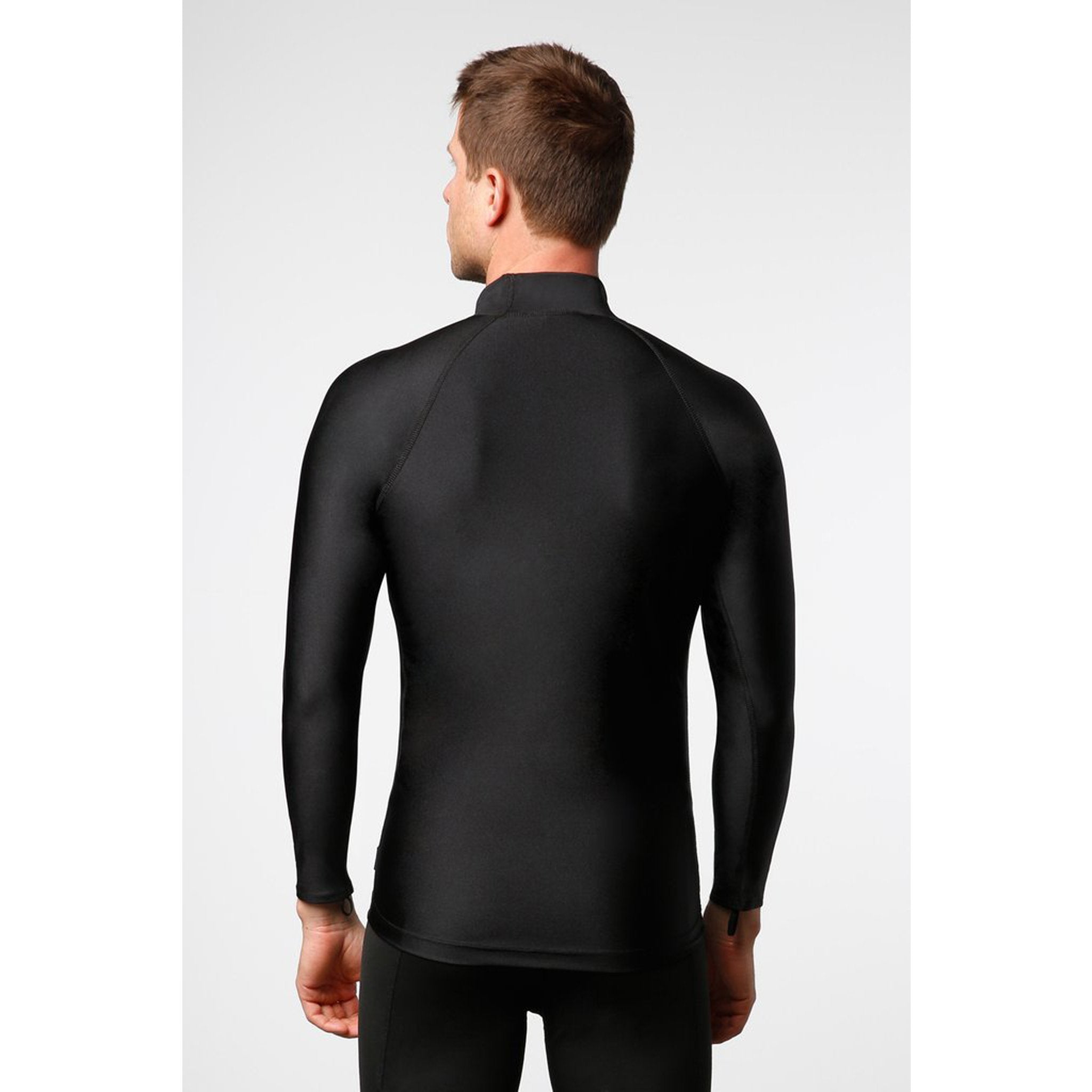 P356 Unisex Raglan Long Sleeve Vest with Fuzzy Collar & Front Zipper - Warm Winter Layering for Outdoor Activities