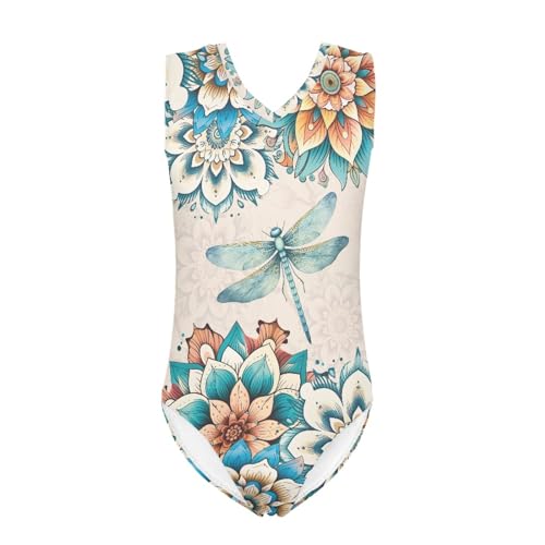 Boho Floral Dragonfly