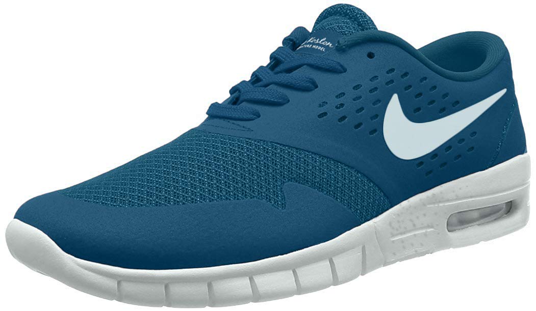 Nike Eric Koston 2 Max Men's Running Shoes - Blue Force/White - Size 12 | Lightweight Cushioned Sneakers for Jogging, Gym Workouts & Casual Wear