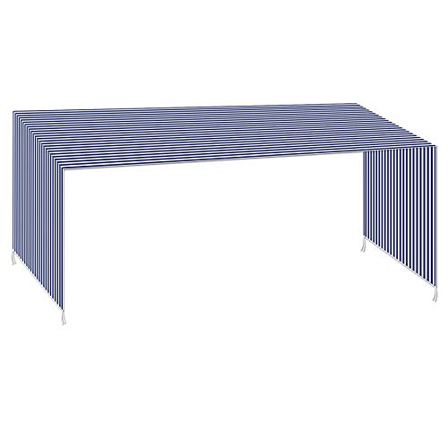 Blue With White