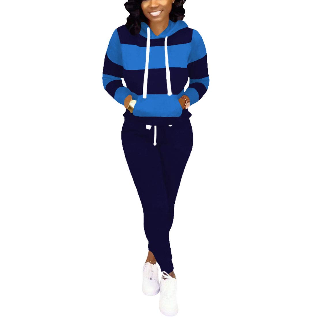 Stylish Nimsruc Women's Two-Piece Jogging Suits - Comfortable Casual Outfits for Running, Gym, Lounge & Everyday Wear