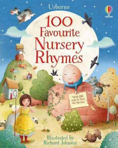 100 Favorite Nursery Rhymes Book - Classic Children's Songs Collection for Babies & Toddlers | Perfect for Bedtime, Playtime & Early Learning
