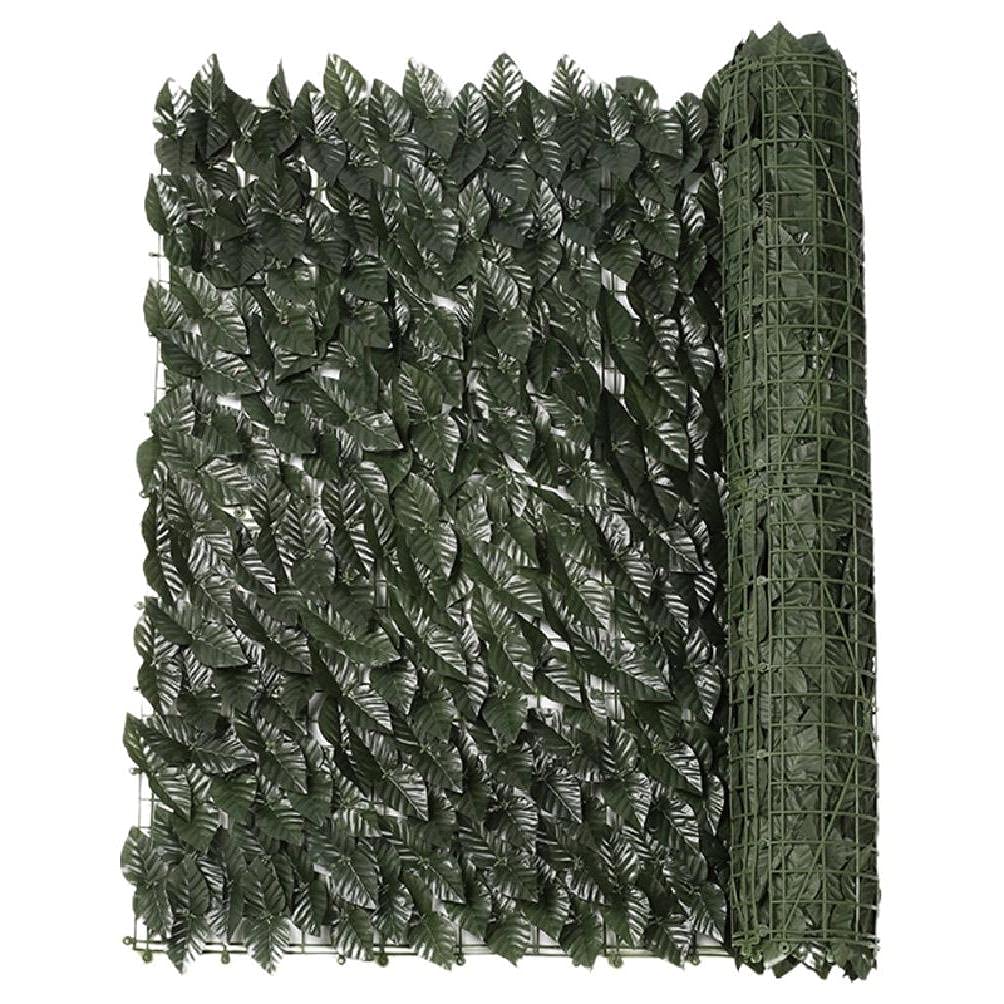 50x300cm Artificial Hedge Privacy Fence Roll - UV Resistant Fake Green Plants Wall Cover for Outdoor Garden, Balcony & Courtyard Screening - Perfect for Creating Private Spaces & Enhancing Home Decor