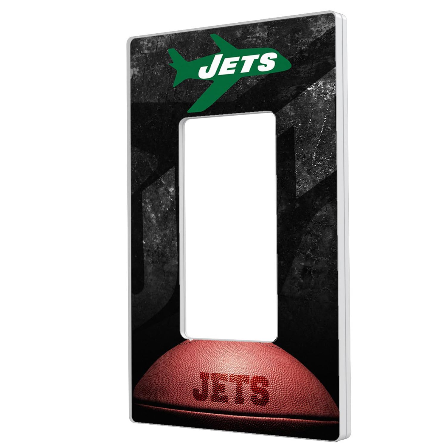 NFL Legendary Design Single Rocker Light Switch Plate Cover - Perfect for Game Room, Man Cave & Sports Themed Home Decor