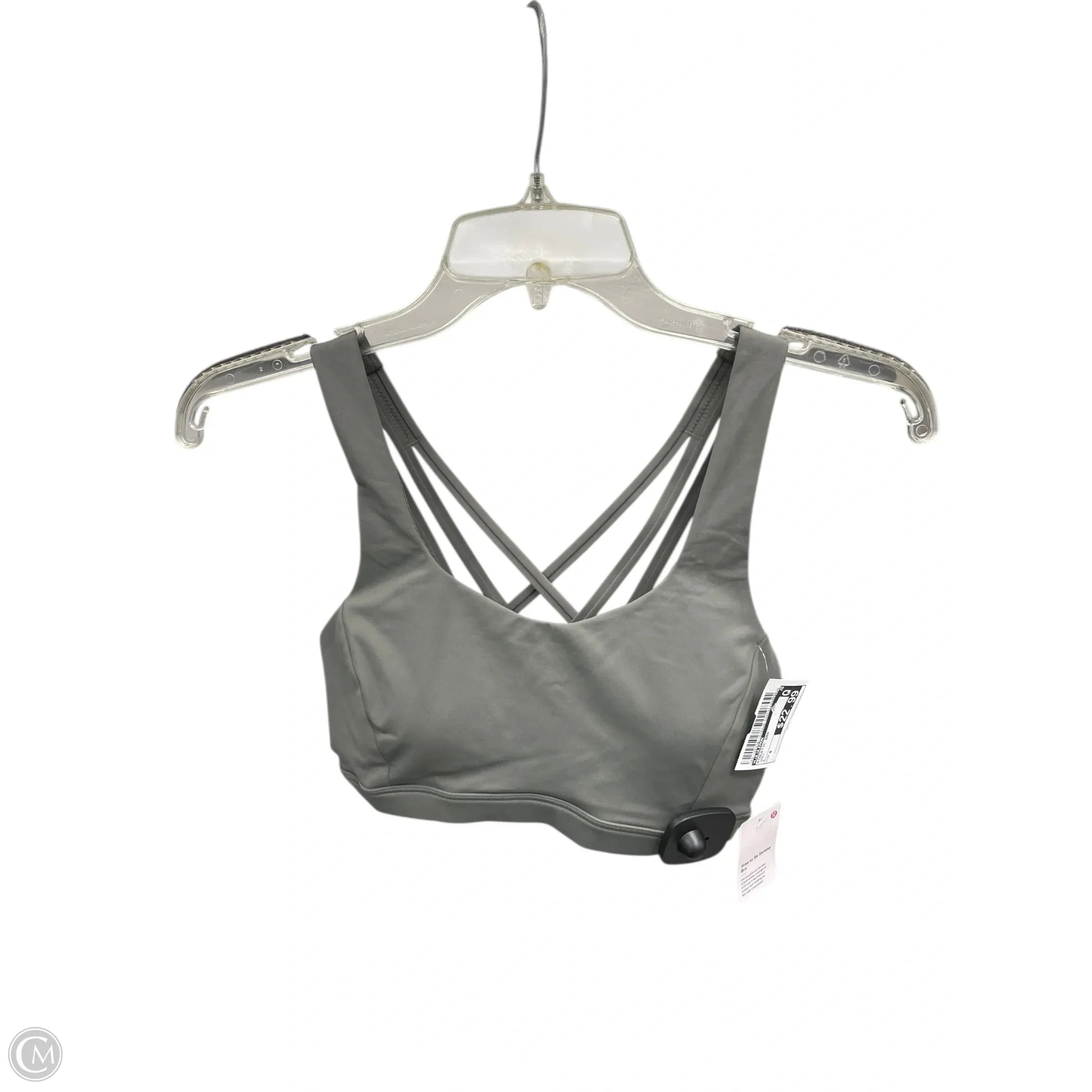 Lululemon Grey Athletic Sports Bra - Size 4 for Women | High Support Workout, Running, Yoga & Gym Essentials