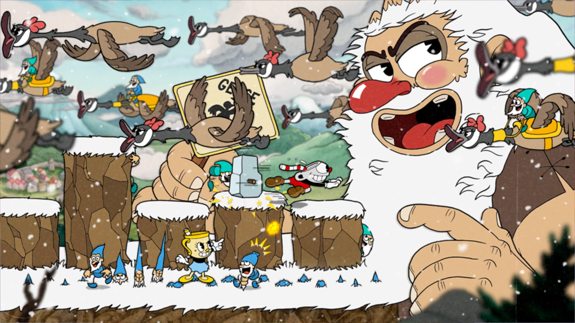 Cuphead Game for PlayStation 4 - Classic Run and Gun Action Adventure Video Game | Perfect for Single Player & Multiplayer Gaming Nights