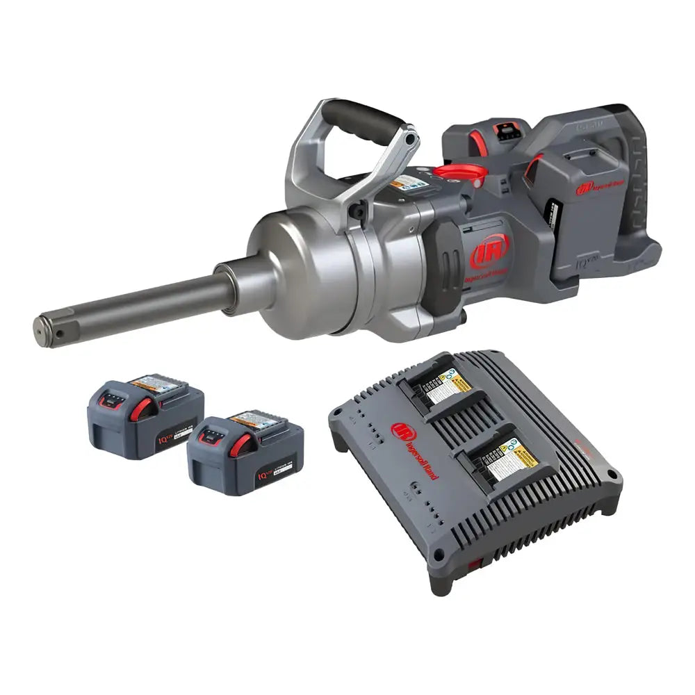 20V Cordless Impact Wrench with 3000 ft/lbs Torque - Includes 6 Extensions & 4 Batteries - Ideal for Automotive Repair, Construction, and Heavy-Duty DIY Projects