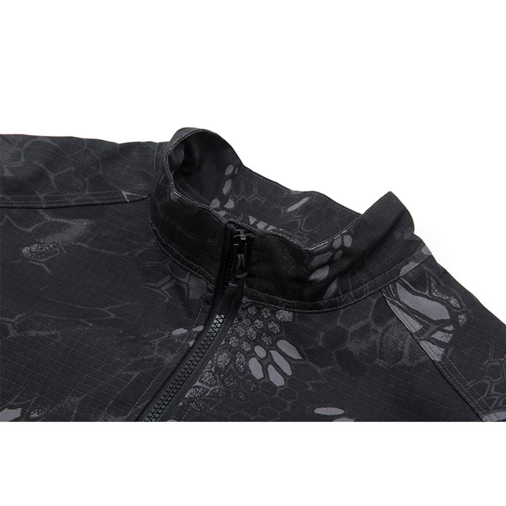 Tactical Camo Airsoft Jacket - Outdoor Hunting & Shooting Gear - Combat Clothing for Airsoft, Hunting & Tactical Training - Durable & Lightweight for Outdoor Adventures