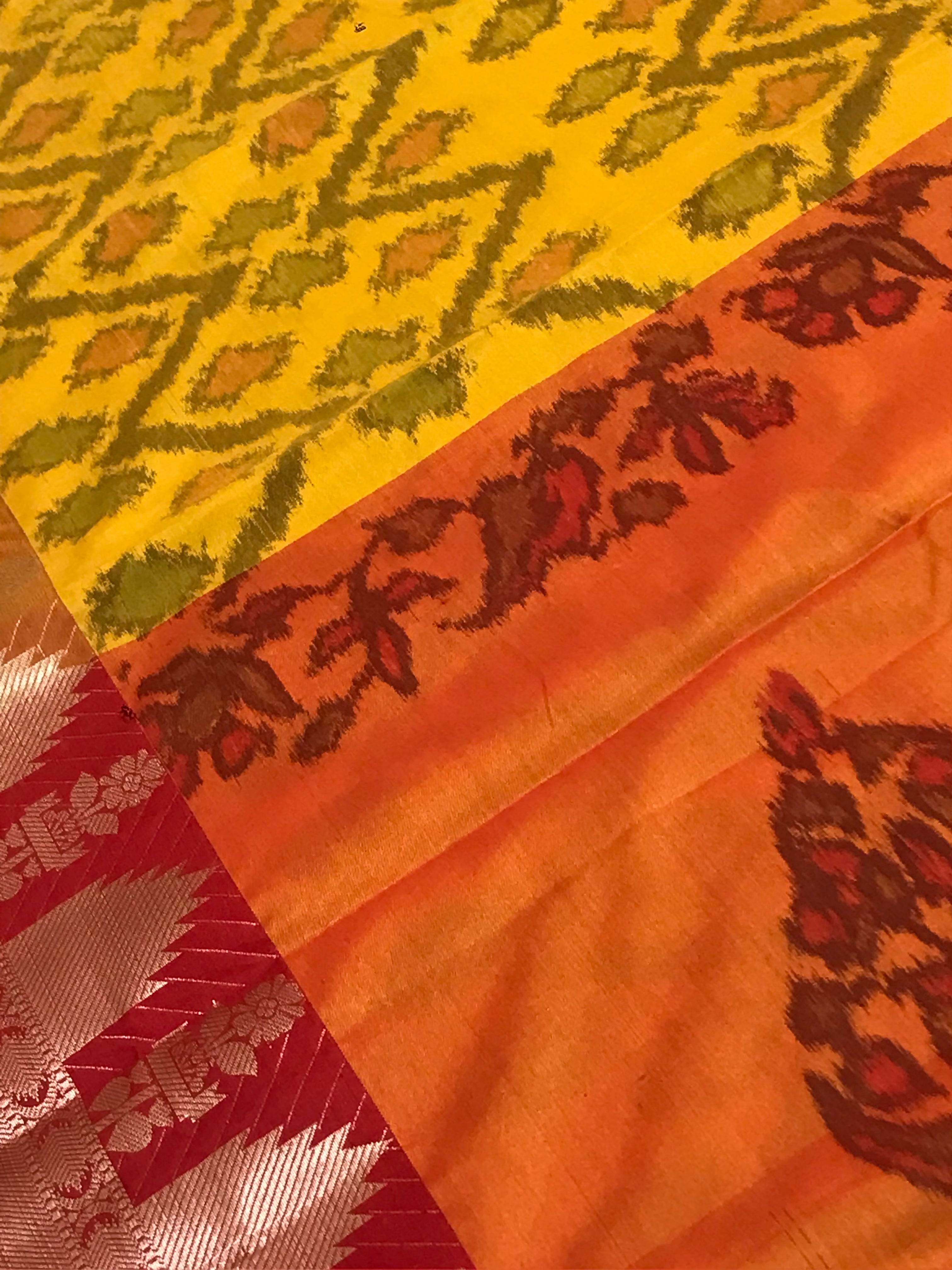 Elegant Pure Kanchipuram Soft Silk Saree for Women in Vibrant Yellow | Perfect for Weddings, Festivals & Special Occasions