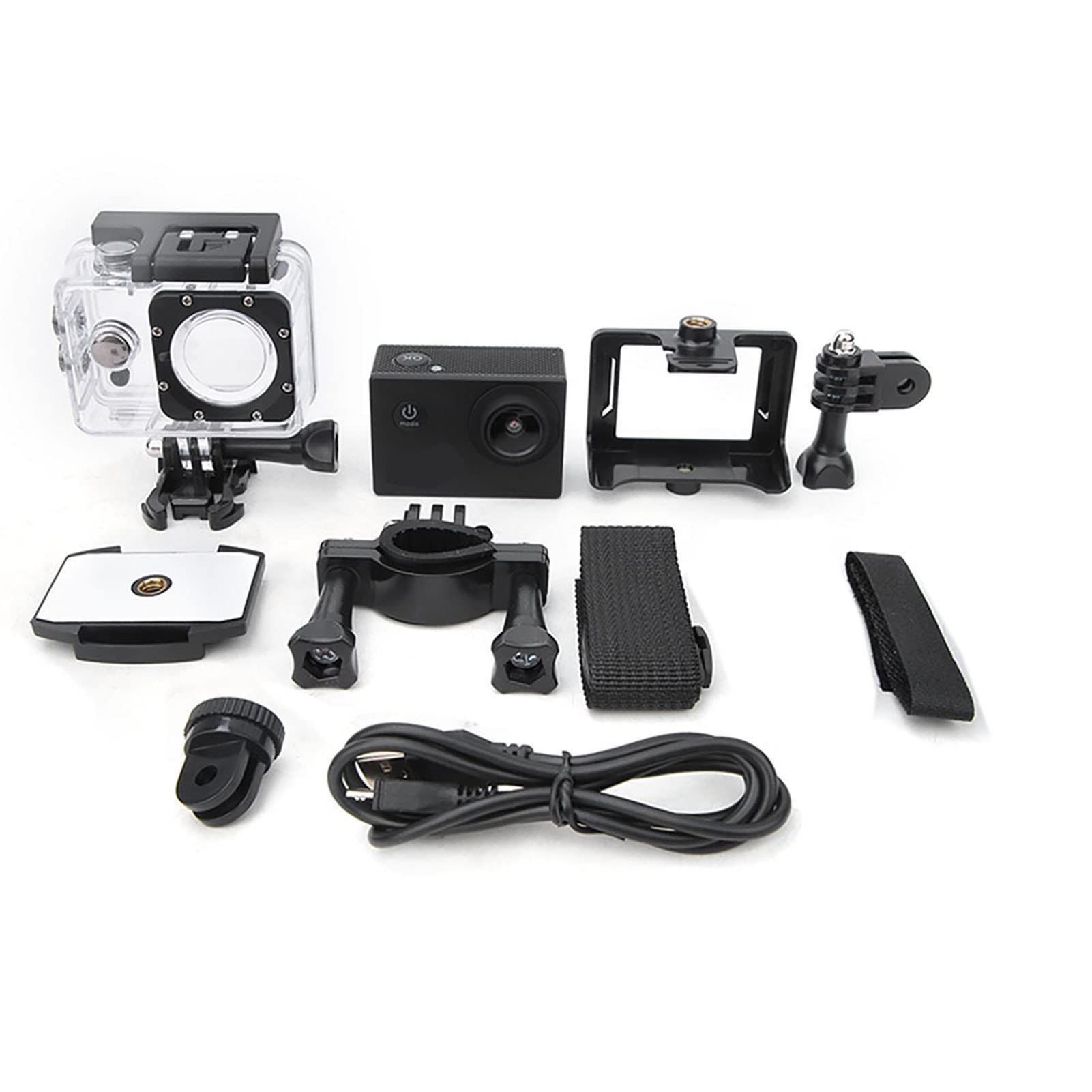 4K Action Camera with WiFi - Waterproof Sports Camcorder for Outdoor Adventures, Vlogging, and Extreme Sports in HD 1080P