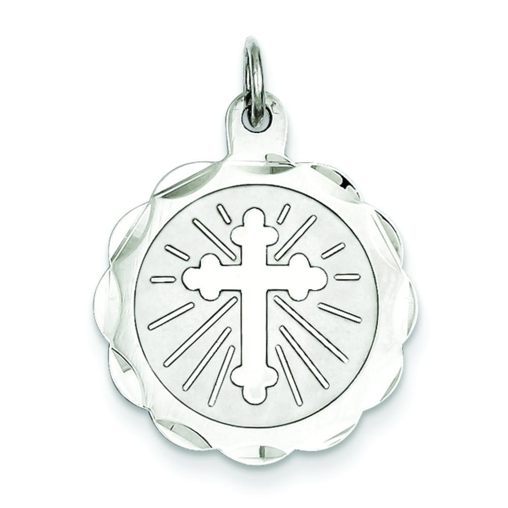 925 Sterling Silver Cross Charm Pendant - Elegant Religious Jewelry for Necklace, Bracelet & Gifts | Perfect for Baptism, Confirmation & Everyday Wear