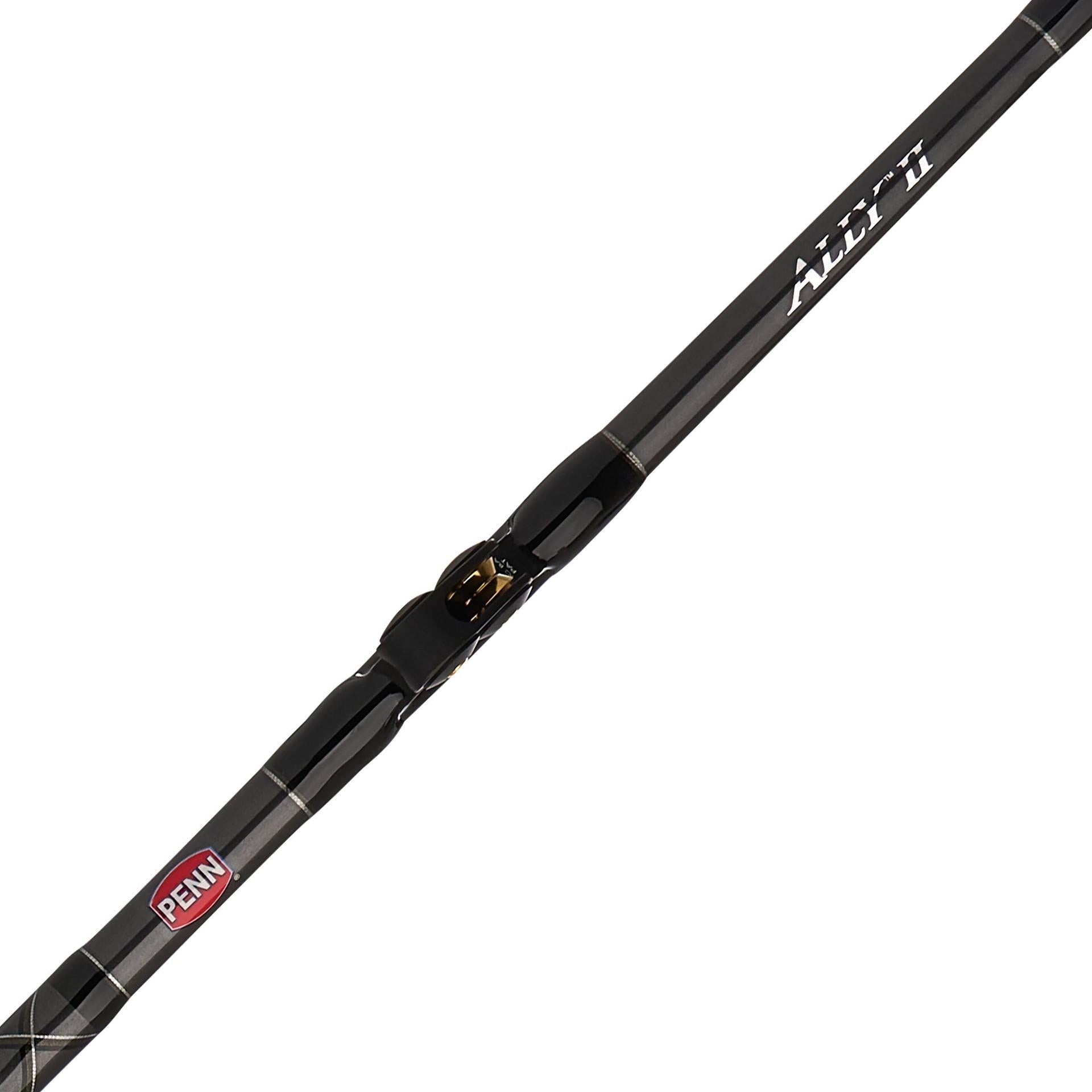 Ally™ II Straight Butt Conventional Boat Rod - Heavy Duty Saltwater Fishing Rod for Offshore & Inshore Angling - Perfect for Trolling, Bottom Fishing & Casting from Boats, Piers & Docks