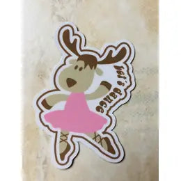Denali & Co Dance Stickers - Fun & Colorful Vinyl Decals for Dance Studios, Water Bottles, Laptops & More