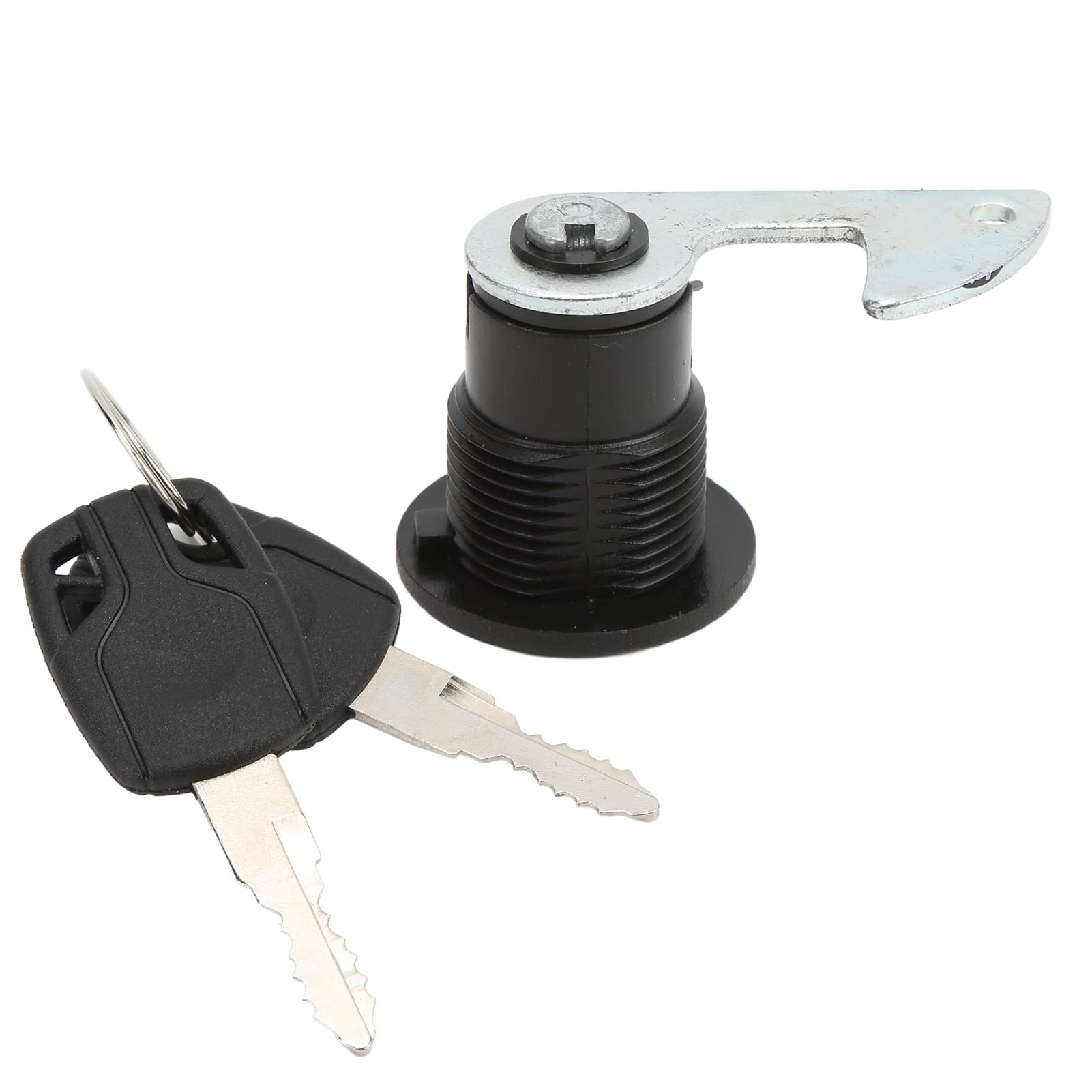 Universal Aluminum Scooter Tail Lock with Rear Storage Trunk - Durable Anti-Aging Plastic for Electric Motorcycles (Short Hook) - Perfect for Secure Parking & Cargo Protection