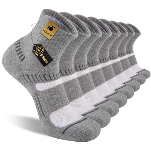 8 Pairs Grey