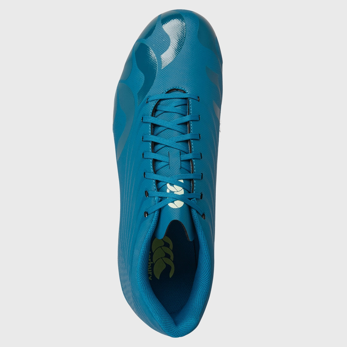Canterbury Stampede Groundbreak Team SG Rugby Boots - Men's Rugby Cleats for Firm Ground, Lightweight & Durable with Anti-Clog Sole - Perfect for Rugby Matches, Training & Outdoor Sports (Lagoon Blue)