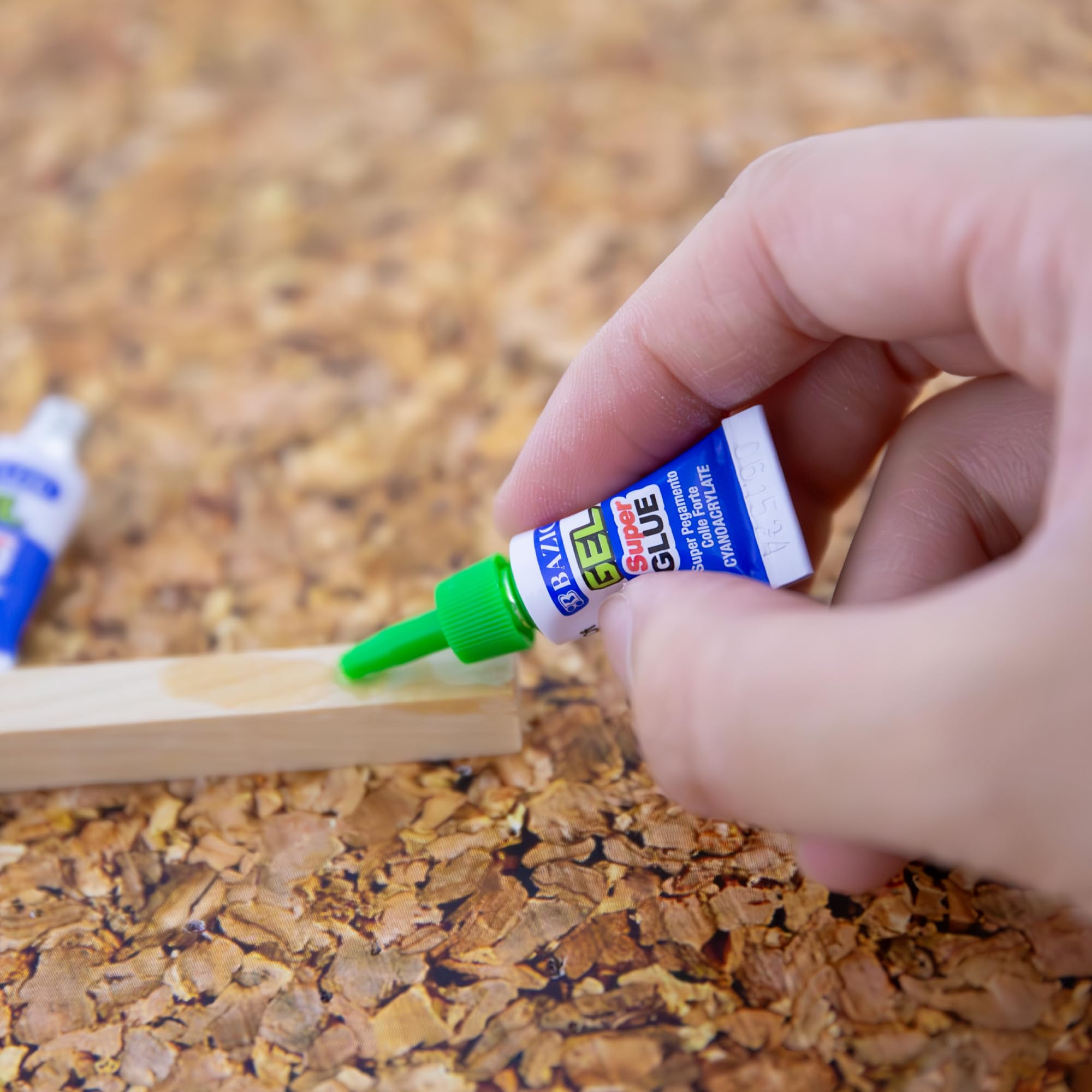 BAZIC Super Glue Gel 0.5g Fast Dry - 144-Pack for Home & Office Repairs
