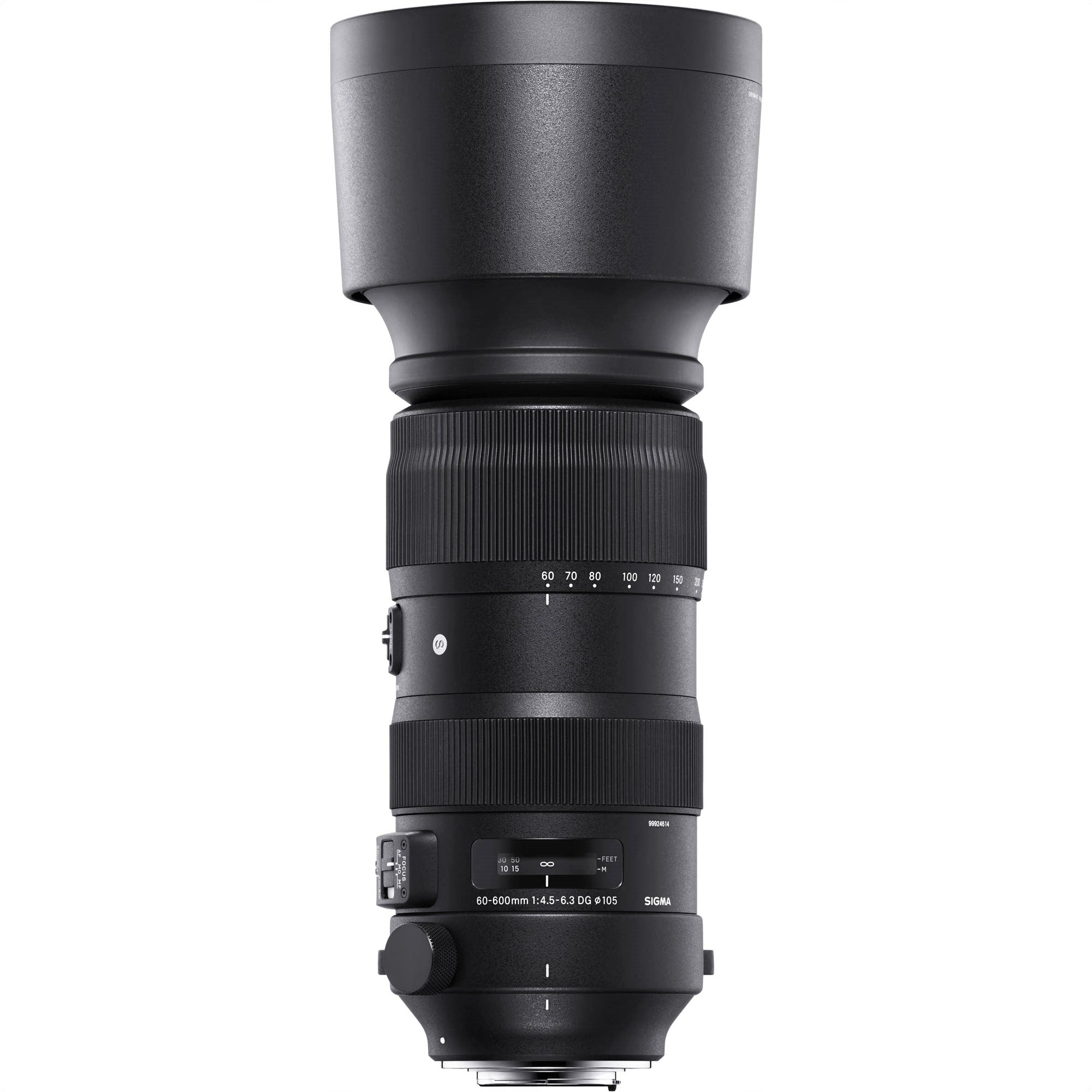 Sigma Lens Hood for 60-600mm F4.5-6.3 DG OS HSM Sports Lens - Compatible with Sigma 60-600mm Telephoto Zoom Lens - Durable & Lightweight - Perfect for Wildlife, Sports & Outdoor Photography