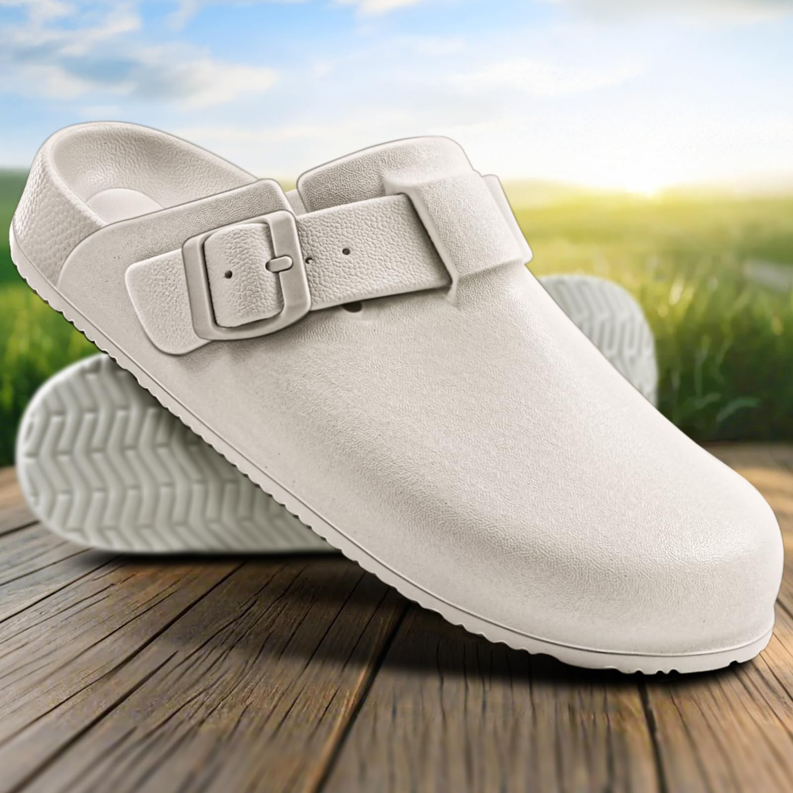 BigAnt Women's Slip-On Clogs - Comfortable Nurse Shoes for Women, Garden & Work Mules with Arch Support - Perfect for Healthcare, Hospitality & Outdoor Activities