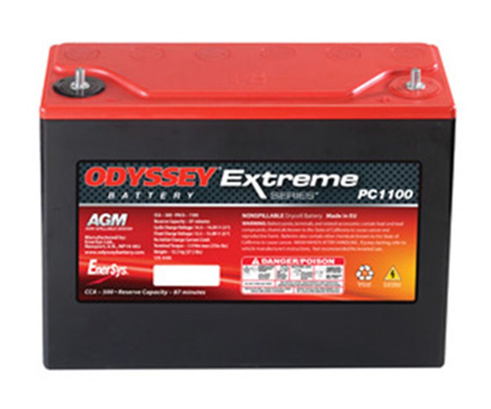 Odyssey PC1100 AGM40E Battery - High-Performance AGM Deep Cycle Battery for Cars, Trucks, Marine & Solar Power - Extreme Weather Resistant & Long-Lasting Power Supply
