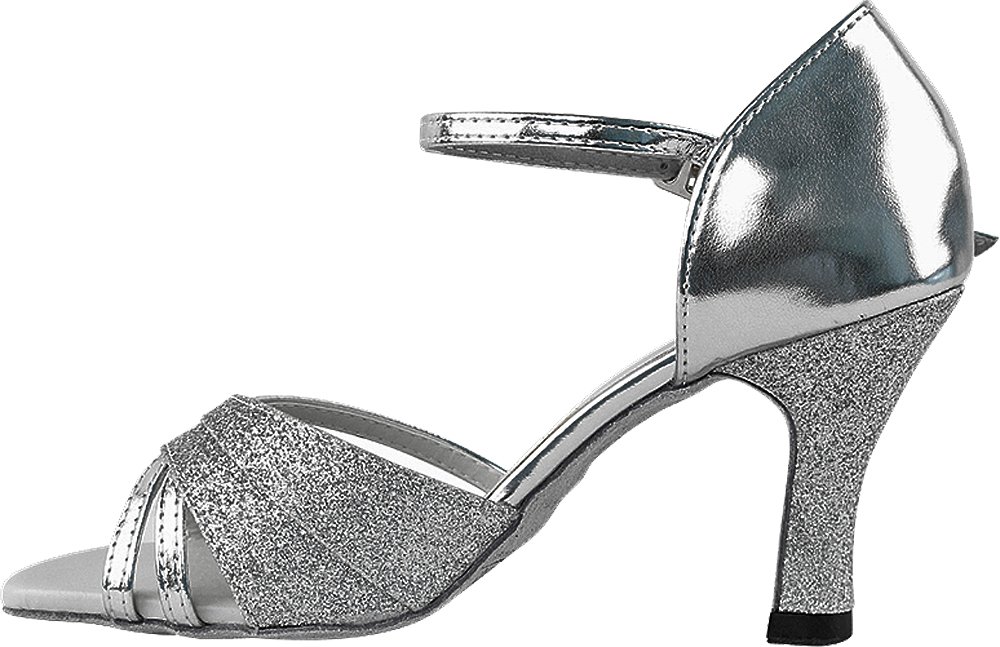Premium Women's Ballroom Dance Shoes - Comfortable Tango, Salsa & Wedding Dance Shoes 2.5