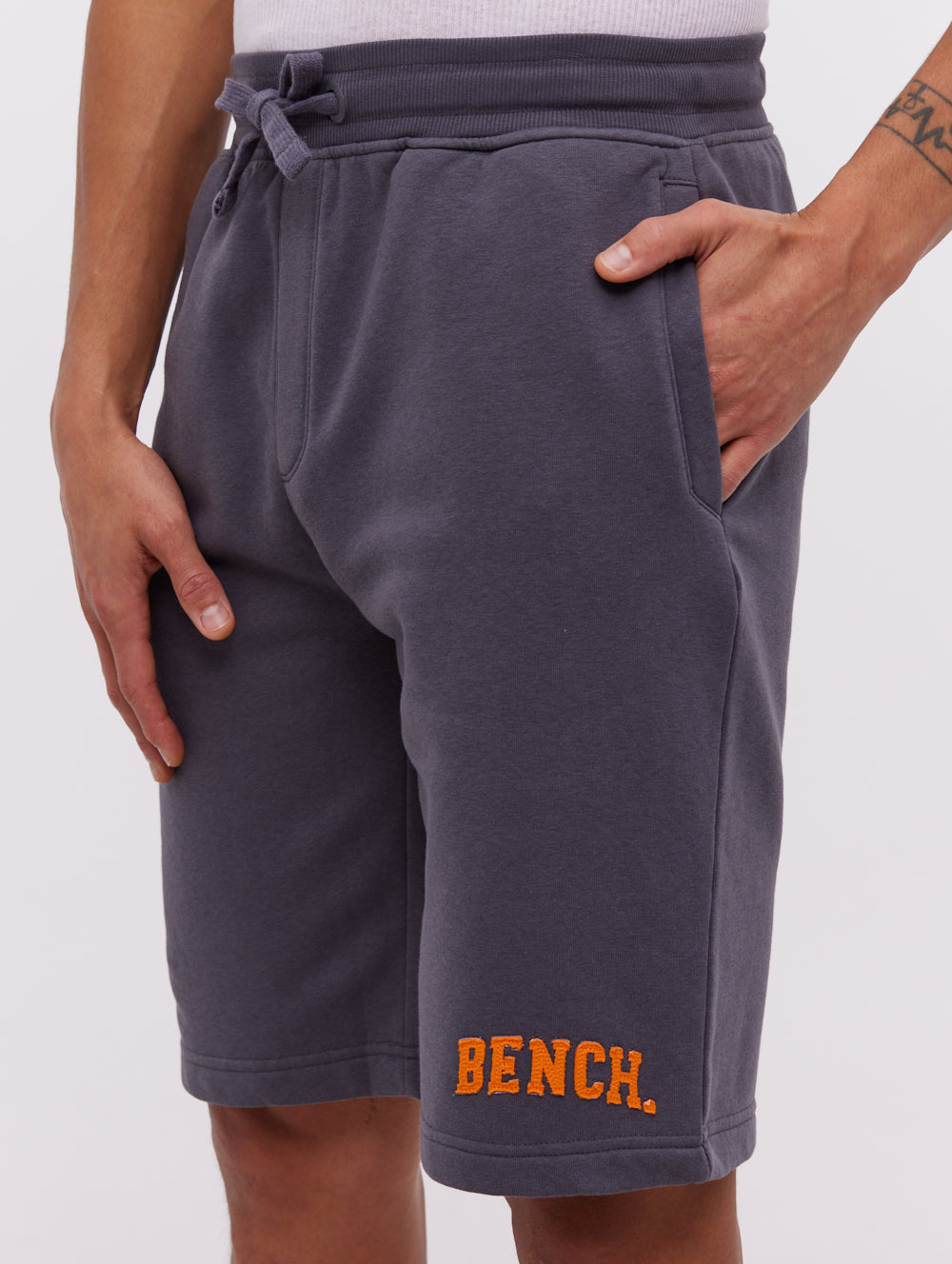 Jackton Collegiate Jogger Shorts for Men - Comfortable Athletic Running Shorts with Pockets | Perfect for Gym, Workout & Casual Wear
