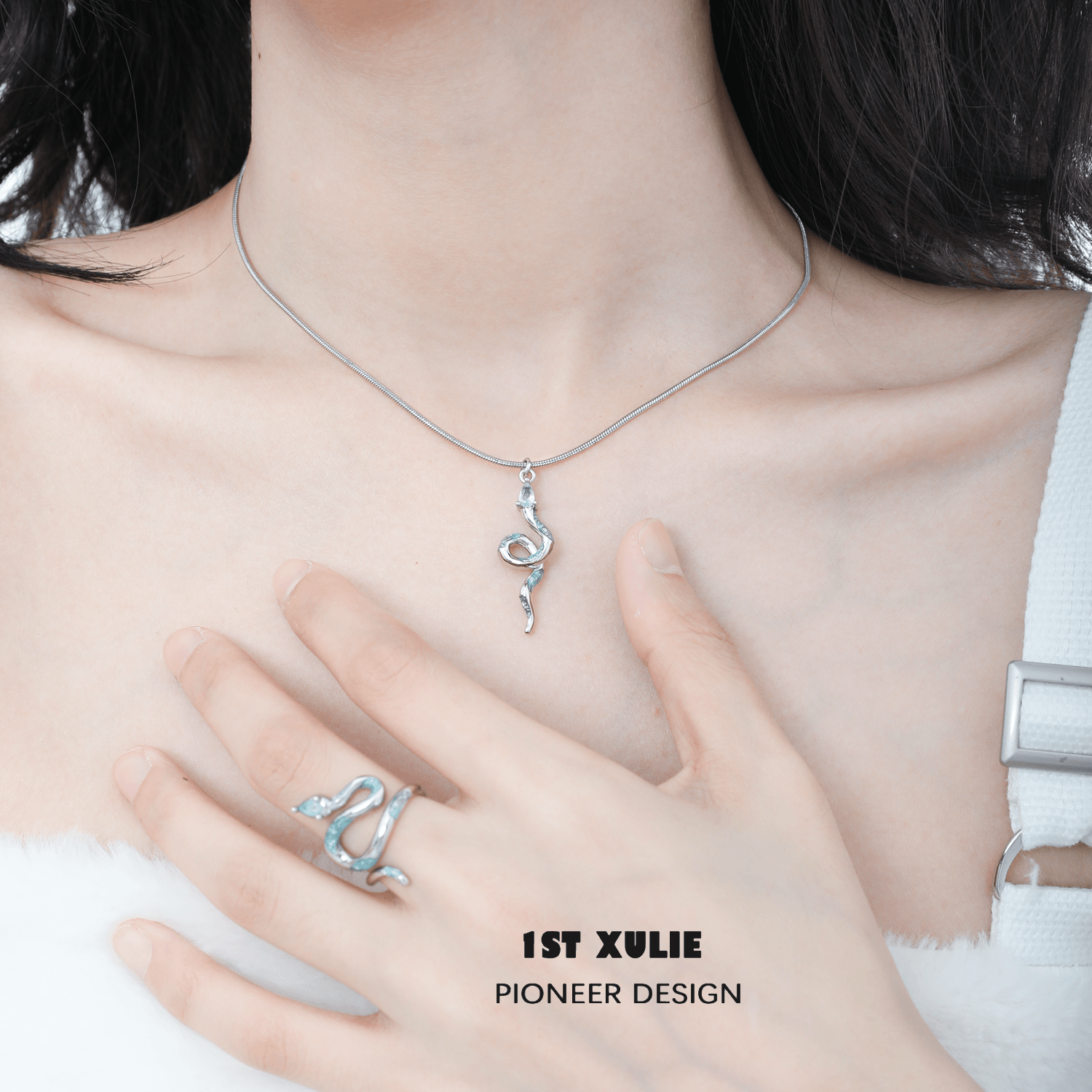 Frozen Serpent Girl Snake Sterling Silver Pendant Necklace™ | Gothic Jewelry for Women | Perfect for Halloween Costume, Cosplay & Dark Fashion Accessories