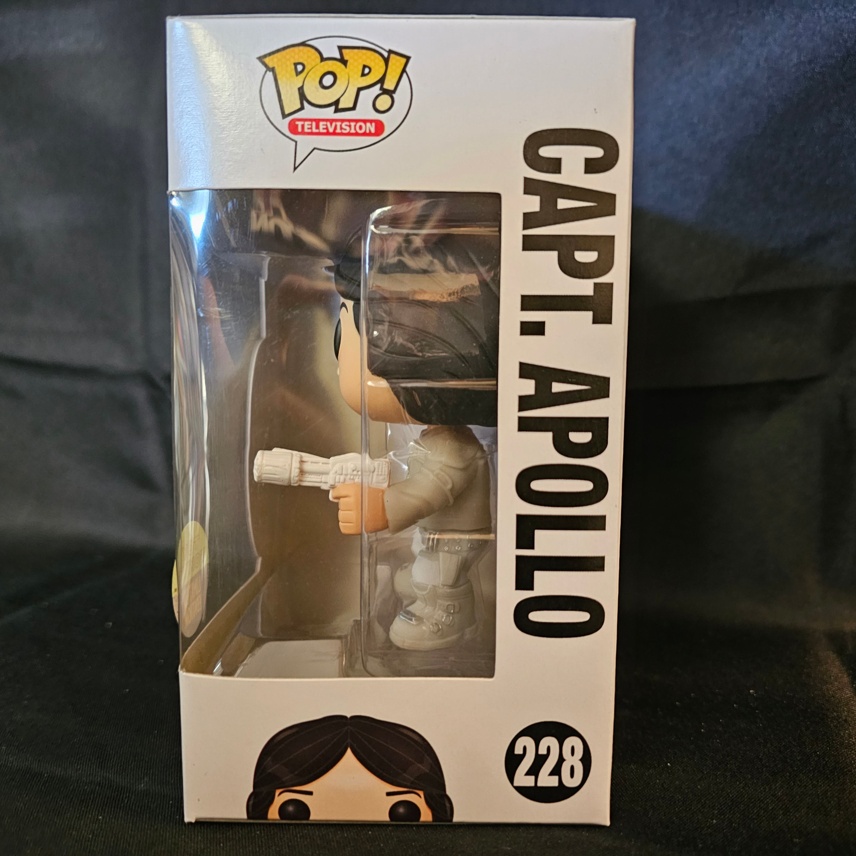 Battlestar Galactica Pop! Vinyl Figure - Captain Apollo in Terra Uniform | Toy Tokyo Exclusive Collectible #228 | Perfect for Sci-Fi Fans & Pop Culture Collectors