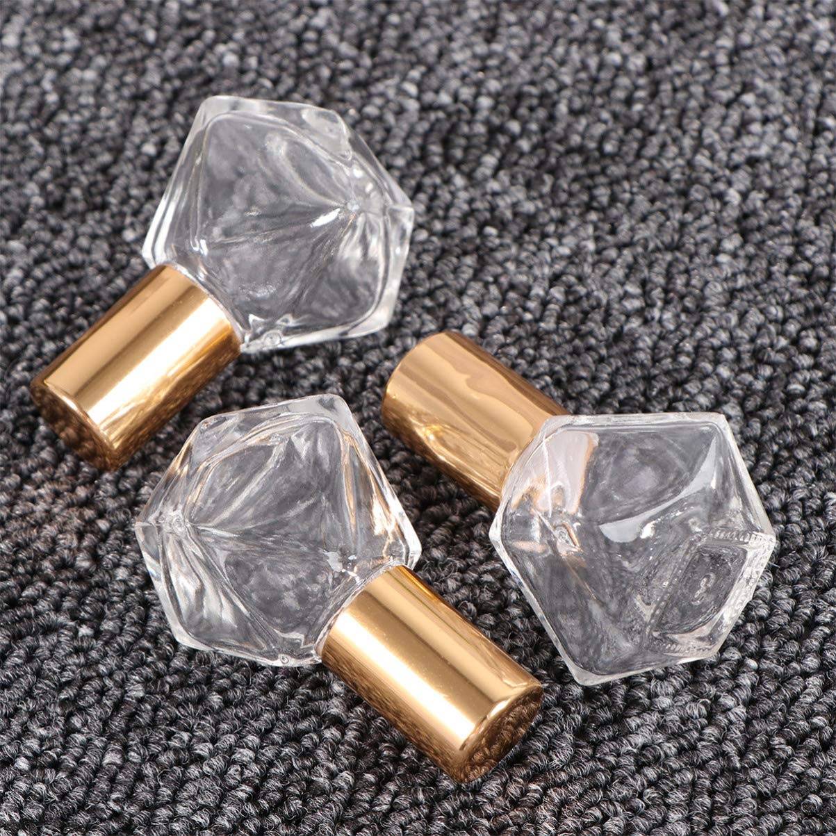 8Pcs Refillable 5ML Glass Roller Bottles for Essential Oils, Perfume & Cosmetics - Includes Funnel & Dropper - Perfect for Aromatherapy, DIY Skincare & Travel Size Liquids