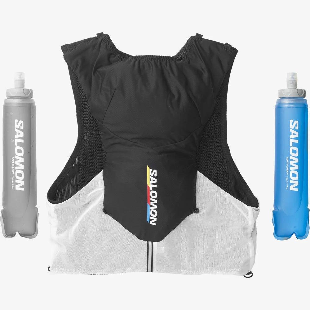 Salomon Unisex Adv Skin 5 Hydration Vest - Lightweight Running Pack for Trail Runners & Hikers - Perfect for Long Distance Running, Marathon Training & Outdoor Adventures (LC2012300)
