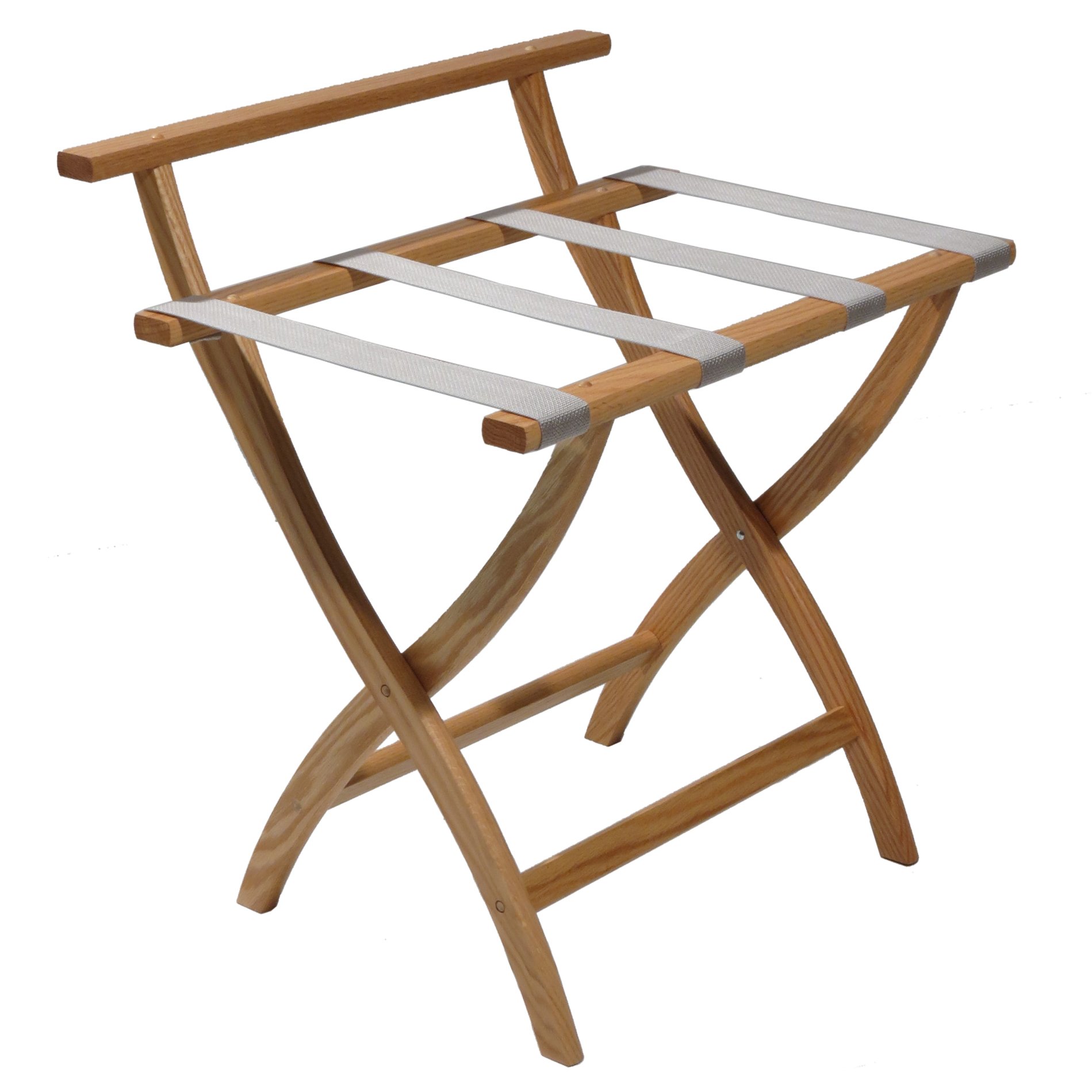 FixtureDisplays® WallSaver™ Heavy Duty Luggage Rack with Non-Slip Surface - Space Saving Wall Mounted Storage for Suitcases, Bags & Travel Gear - Perfect for Hotels, Airbnbs & Small Apartments