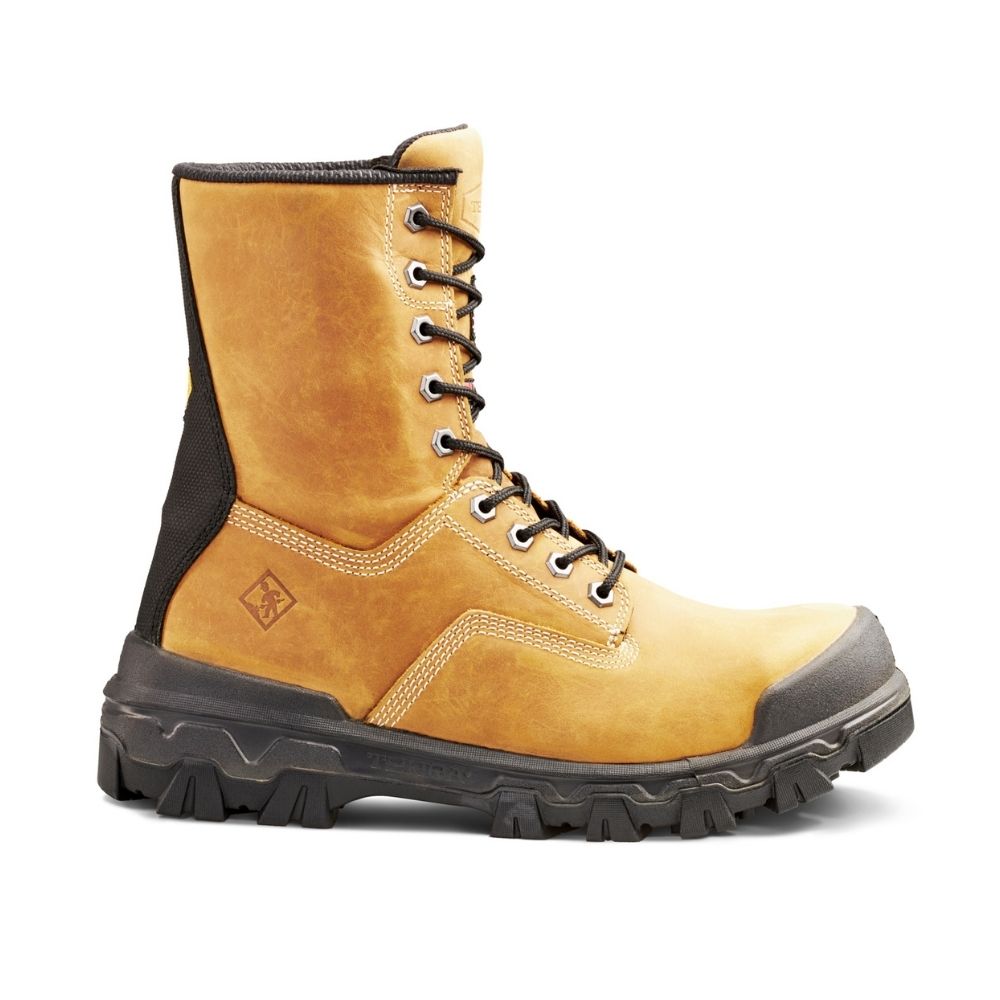Terra Sentry 2020 Men's 8 Composite Toe Work Boots - Safety Shoes with Bumper Toe TR0A4NQ9FWE, Brown - Ideal for Construction, Warehouse & Industrial Work