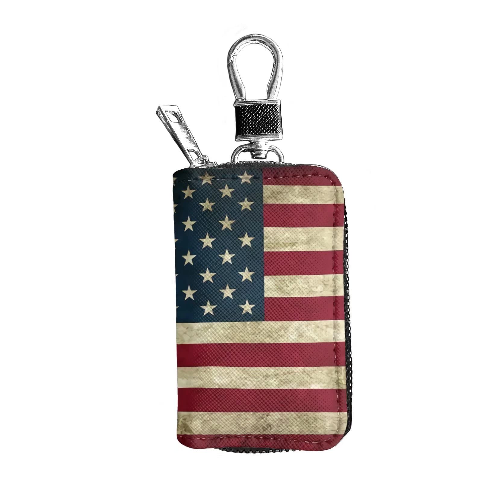 Premium Car Keychain Case with Metal Hook - Universal Smart Key Fob Cover for Remote Key Protection | Durable & Stylish Automotive Accessory for Key Organization & Protection