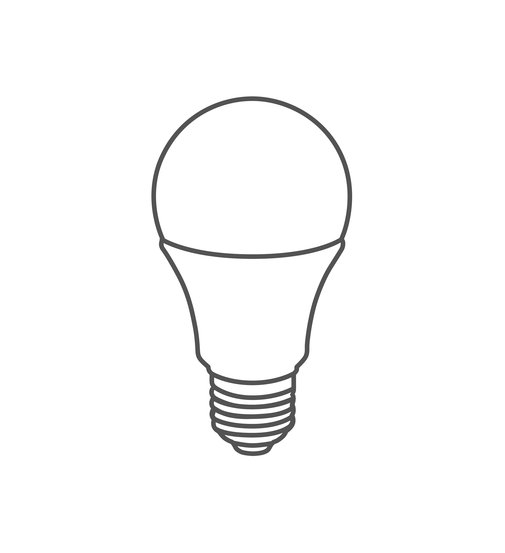Well24™ Day A19/A60 LED Light Bulb 11W Dimmable, 4000K Cool White, Energy Efficient (2-Pack/4-Pack) - Perfect for Home, Office, and Commercial Spaces