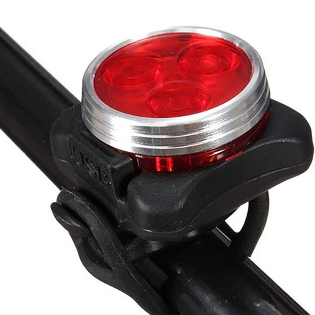 DSstyles USB Rechargeable LED Bike Light Set - High Hardness Bicycle Safety Warning Lights for Night Riding, Cycling Commute & Outdoor Adventures