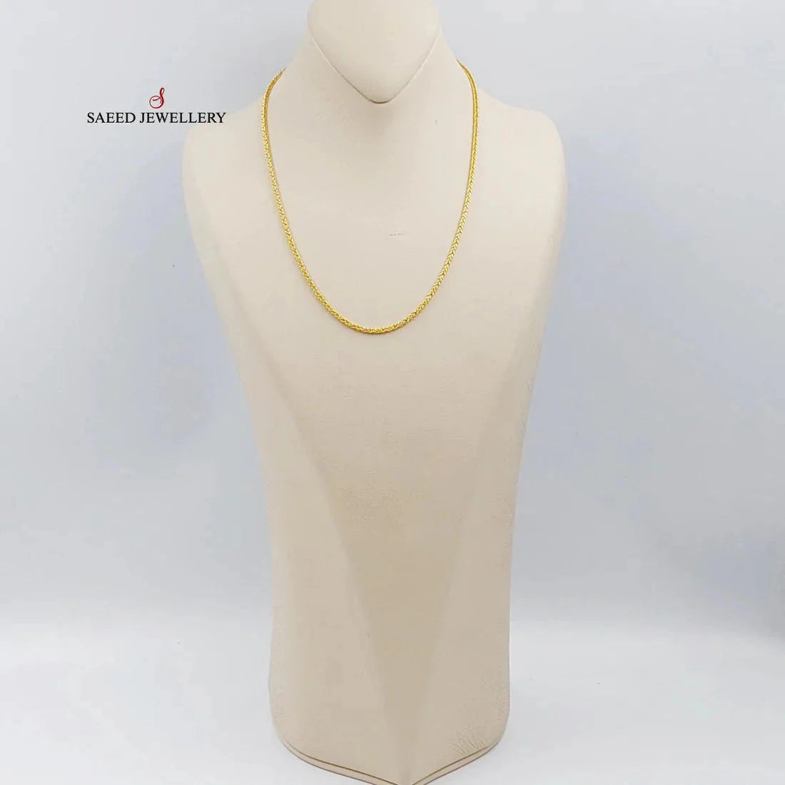 3.5mm Franco Chain Necklace 45cm - Elegant Gold or Silver Plated Cuban Link Chain for Men & Women | Perfect for Layering, Gifts, and Everyday Wear