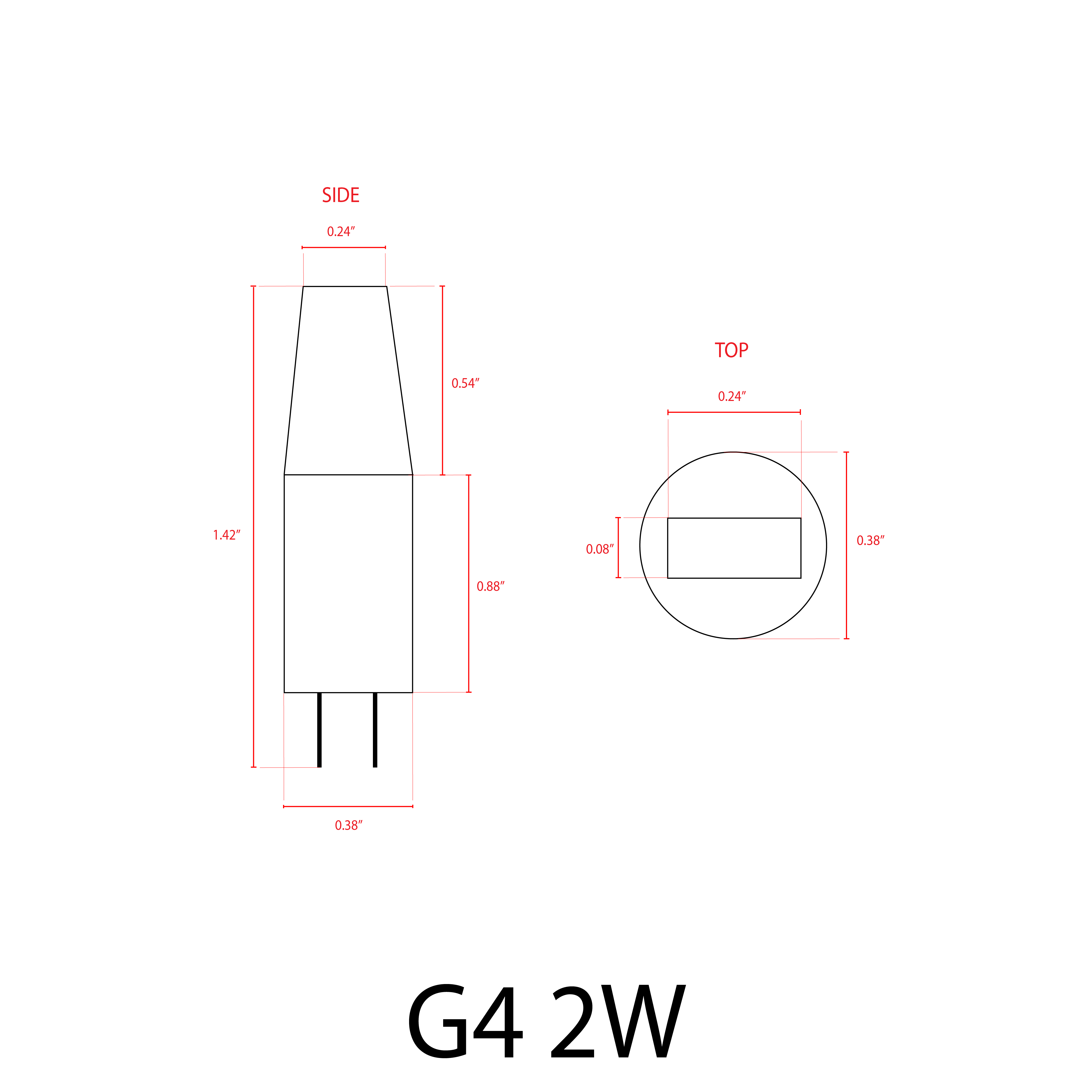 G4 Bi Pin Non-Dimmable LED Capsule Bulb 12V - Energy Efficient, IP65 Waterproof Light for Marine, RV & Outdoor Lighting