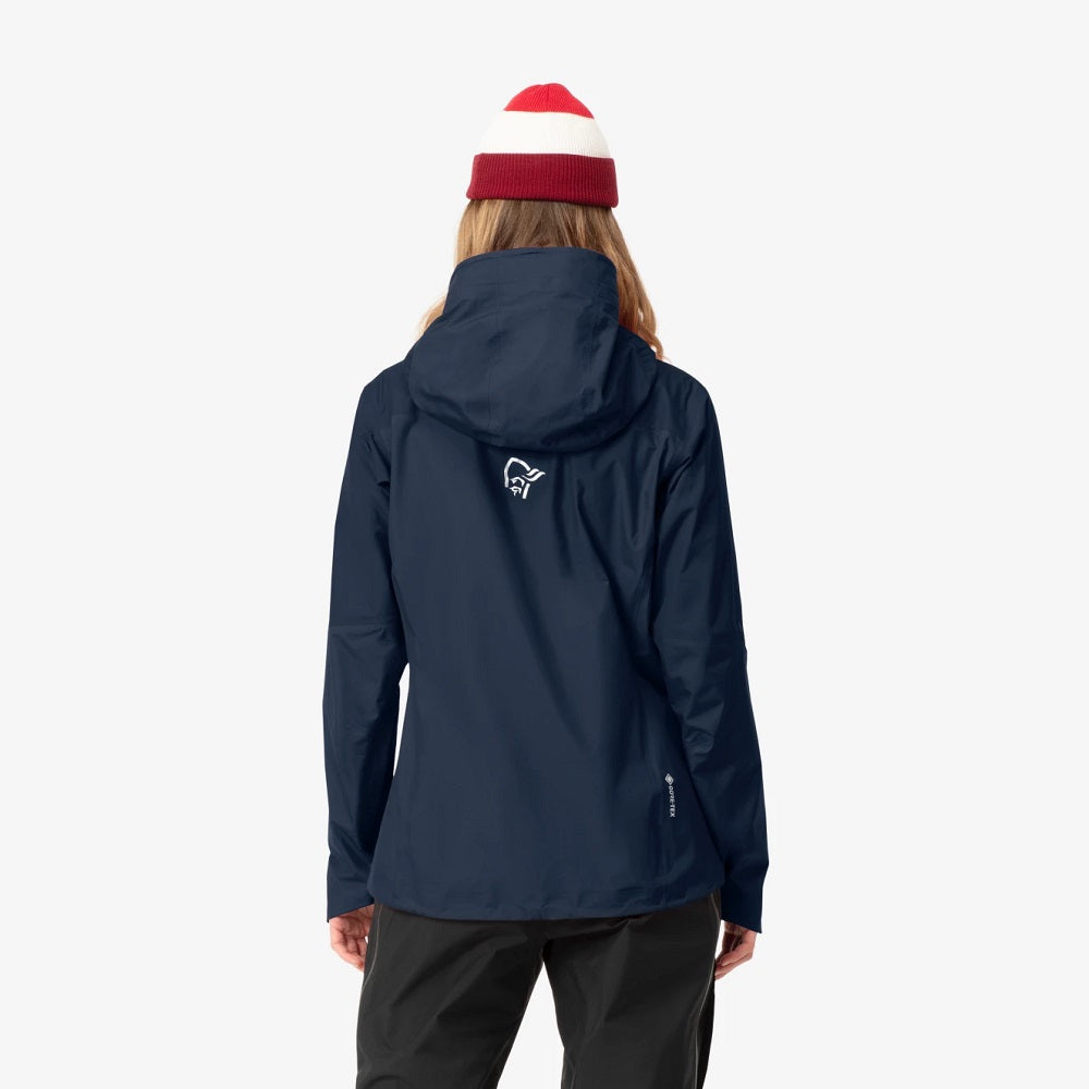 Norrona Falketind Gore-Tex Paclite Jacket for Women - Lightweight Waterproof Hiking Shell for Outdoor Adventures