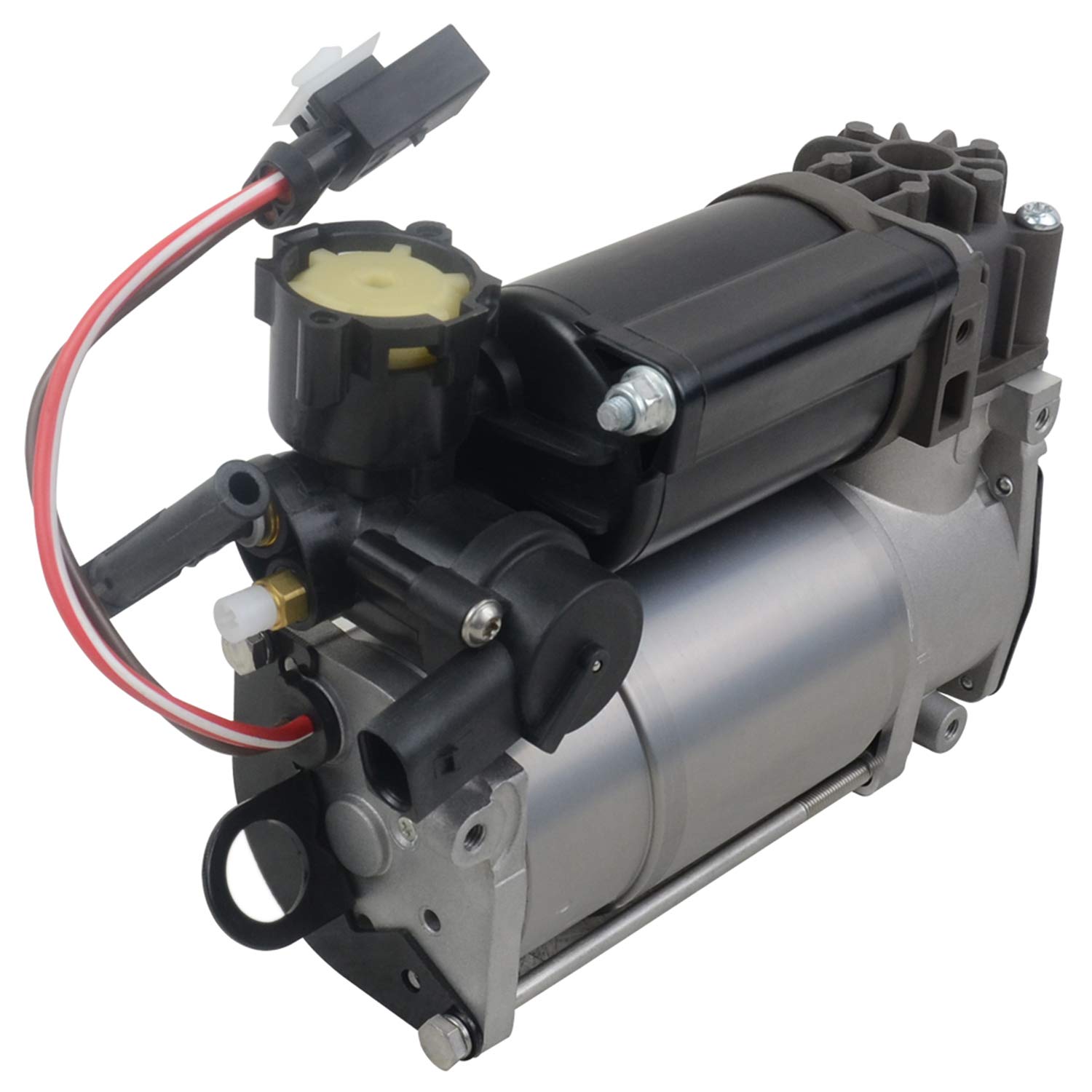 GELUOXI Air Suspension Compressor Pump Replacement for Jaguar XJ XJ8 XJR Vanden Plas Super V8 2004-2010 Models - C2C22825 C2C27702 - Perfect for Smooth Ride & Suspension Repair