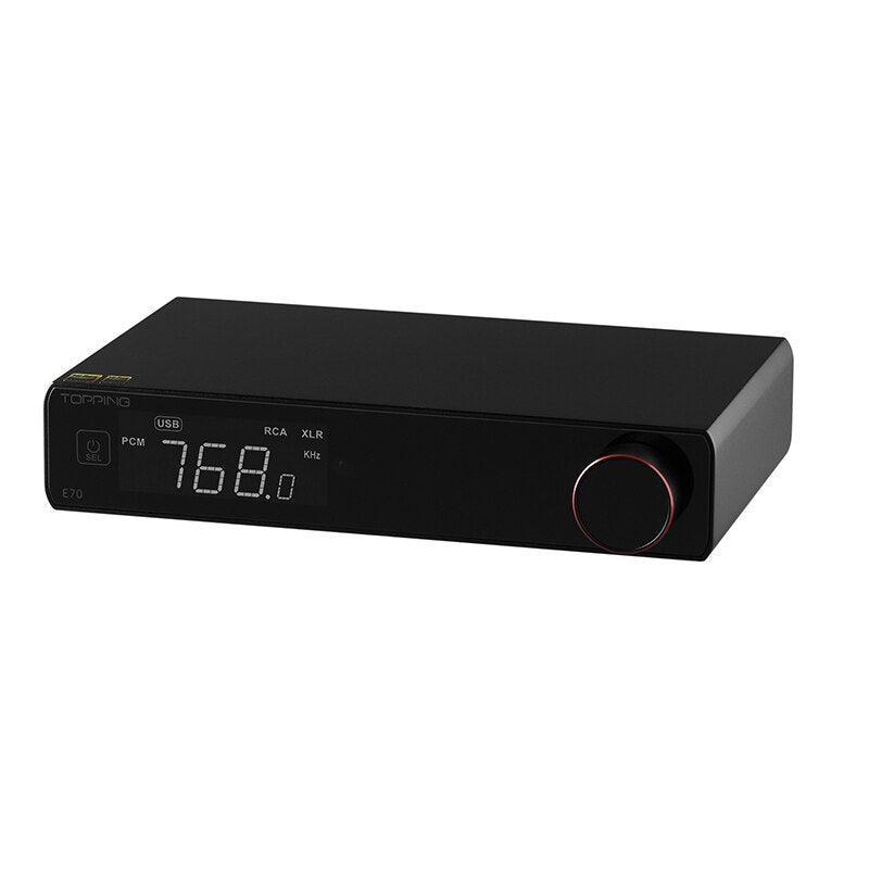 TOPPING E70 ES9028Pro DAC XU316 Bluetooth 5.1 HiFi Audio Decoder - 32Bit/768kHz DSD512 Support for Home Theater & Studio Recording