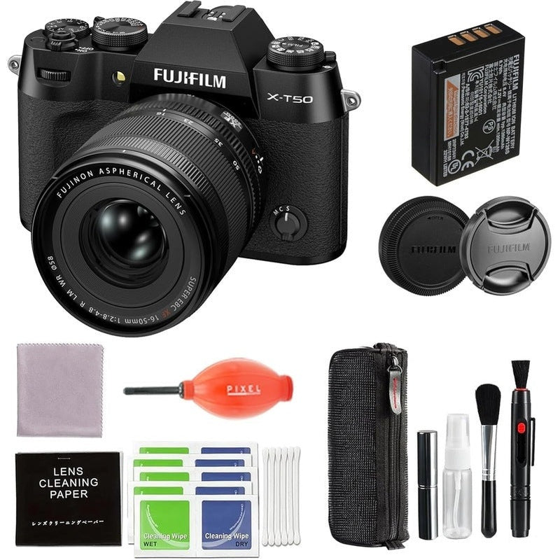 Fujifilm X-T50 Mirrorless Digital Camera with 4K Video & WiFi - Perfect for Travel, Vlogging & Photography Enthusiasts